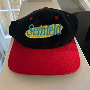 SEINFELD Vintage KC Snapback Baseball Cap Hat TV Promo 90s never worn